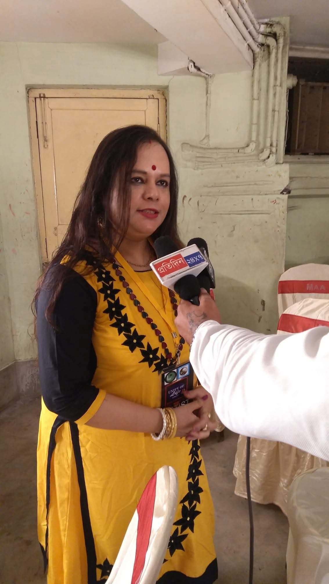 Banasri Ghoshal interviewed by Pratidin 24x7