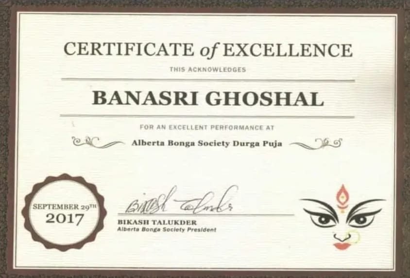 Certificate of Excellence