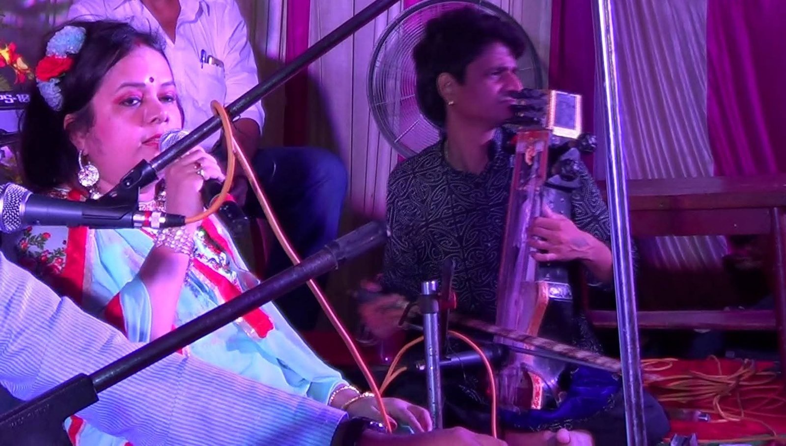Banasri Ghoshal performing at Darbhanga